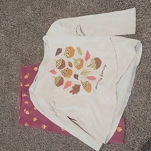 Toddler turkey day outfit